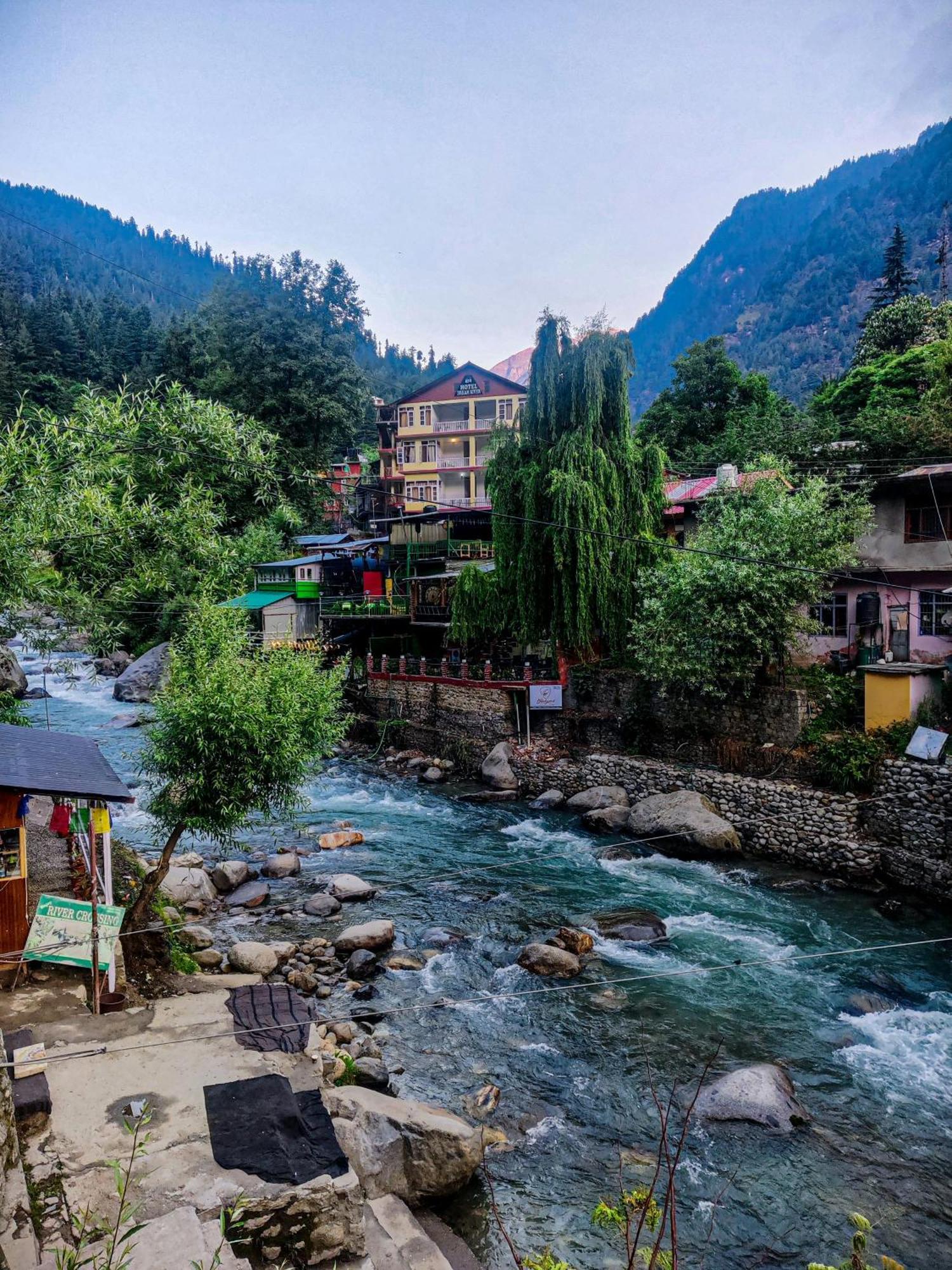 Hostel 360 Degree, Riverside Stay, Old Manali Eksteriør bilde